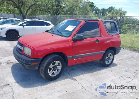 2002 Chevrolet Tracker из США, поврежденный, VIN 2CNBE18C926911755